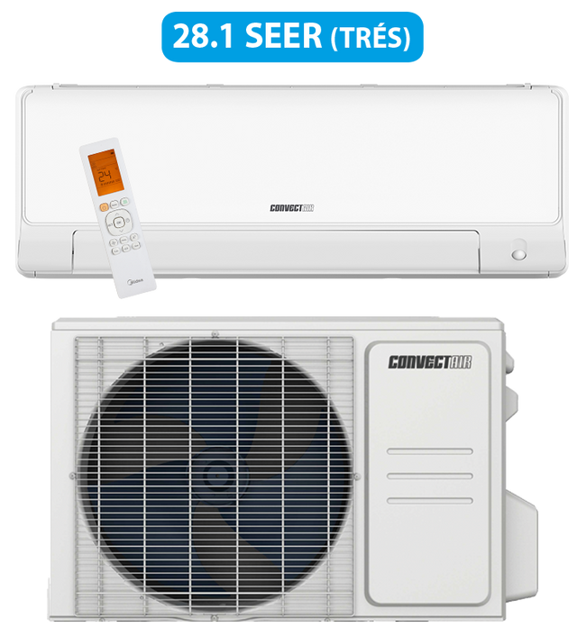 *ENSEMBLE* Thermopompe monozone sans conduit Convectair Capella 28, chauffage/climatisation - jusqu'à 24 000 BTU