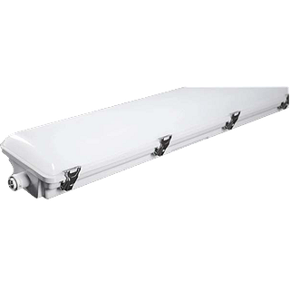 DL-VT étanche à la vapeur, 8 pieds, 80 W, 10 802 lm, 50 K, 347-480 V, à intensité variable