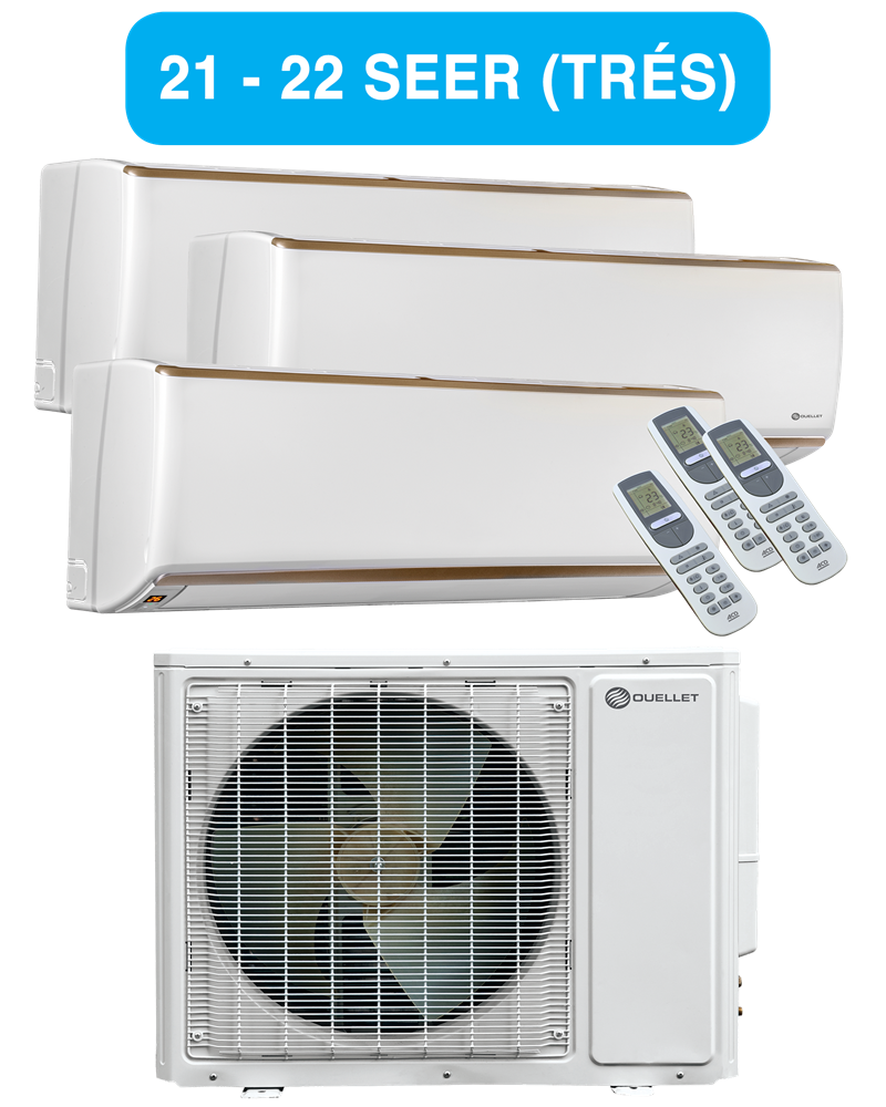 *ENSEMBLE* Thermopompe multizone sans conduit ACD Myriad Plus, chauffage/climatisation- jusqu'à 42 000 BTU