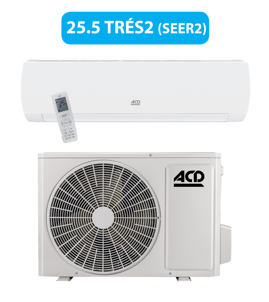 *BUNDLE SET* ACD Pacific Ductless Single Zone Heat Pump, Heating/Cooli ...