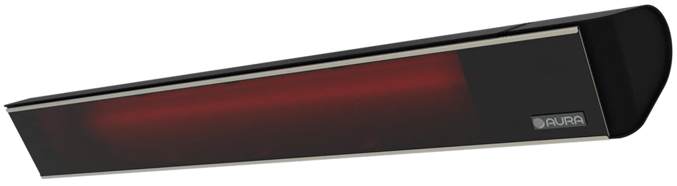 Chauffe-terrasse infrarouge archictectural en vitrocéramique 3000/2250W 240/208V noir