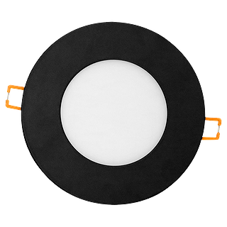 Panneau mince PRO-SP2, 4 po, 9 W (650 lm), 30 K, 120 V, Triac, intensité variable, noir, câble FT4, Energy Star