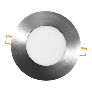 Panneau mince PRO-SP2, 4 po, 9 W (650 lm), 30 K, 120 V, Triac, intensité variable, nickel brossé, câble FT4, Energy Star