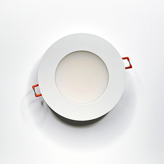 RIGID SP2, panneau mince 4" 8W (630lm) sélectionnable 27-30-35-40-50K blanc 347V câble FT6 Energy Star