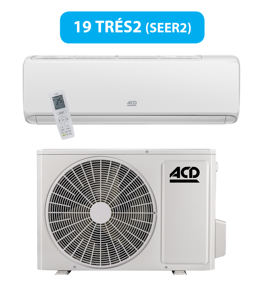 *BUNDLE SET* ACD Harmony Ductless Single Zone Heat Pump, Heating/Cooling - Up to 24000 BTU