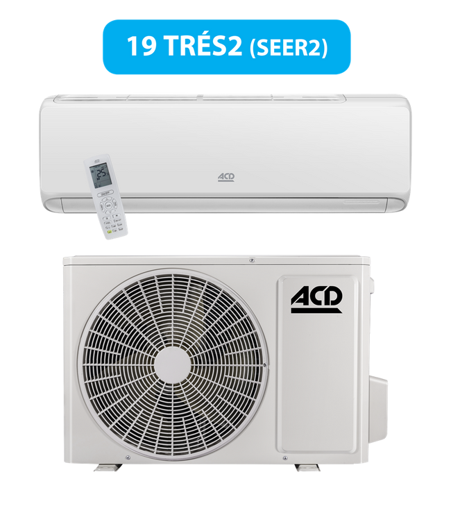 *BUNDLE SET* ACD Harmony Ductless Single Zone Heat Pump, Heating/Cooling - Up to 24000 BTU