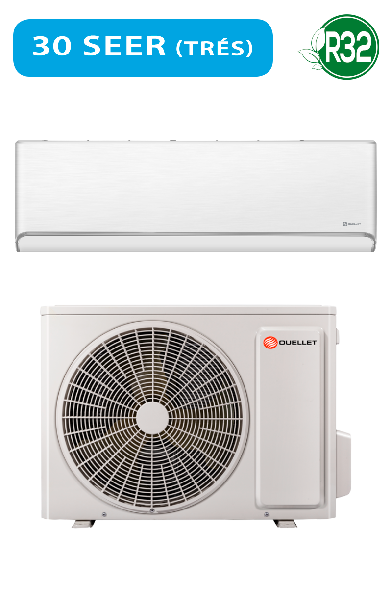 *ENSEMBLE* Thermopompe R32 simple zone Olympia sans conduit de ventilation
