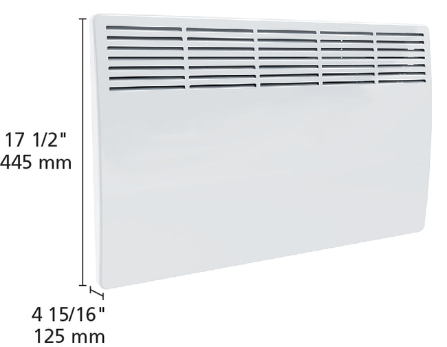 Convecteur série GC CEG avec thermostat, 240/208V, blanc