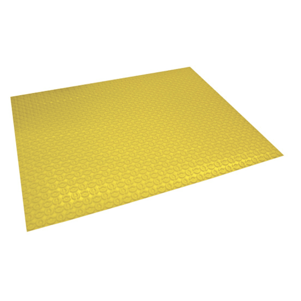 Membrane de découplage molletonnée en feuille, pour câble chauffant de plancher, 2' 6-5/16'' X 3' 3'', 8,16 pi2 (vendue en paquet de 10 feuilles, le prix est par feuille)