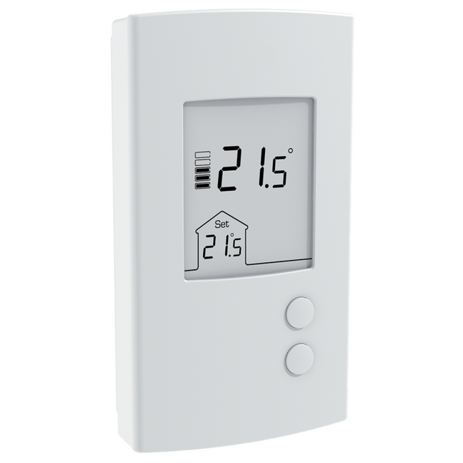 Ouellet Non-programmable electronic thermostat for floor heating system 15A@120-240V c/w GFCI