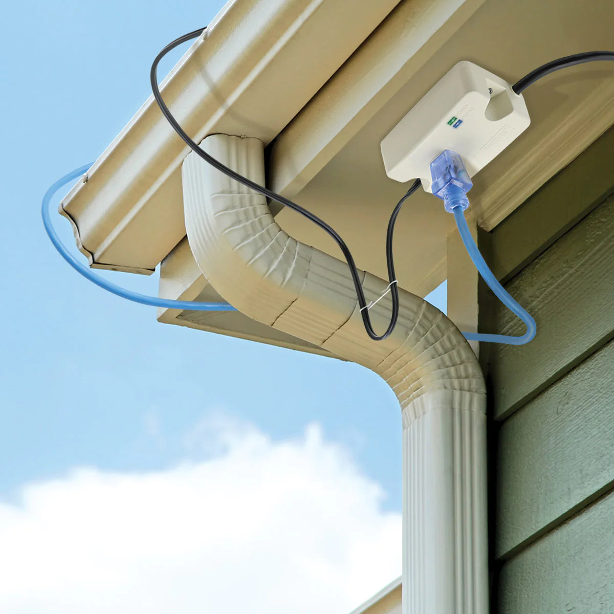 Roof and Gutter Sentry for Automatic de-Icing Control, with Humidity Probe