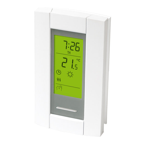 Ouellet Radiant Floor Heating Programmable Thermostat, 120-240V, White