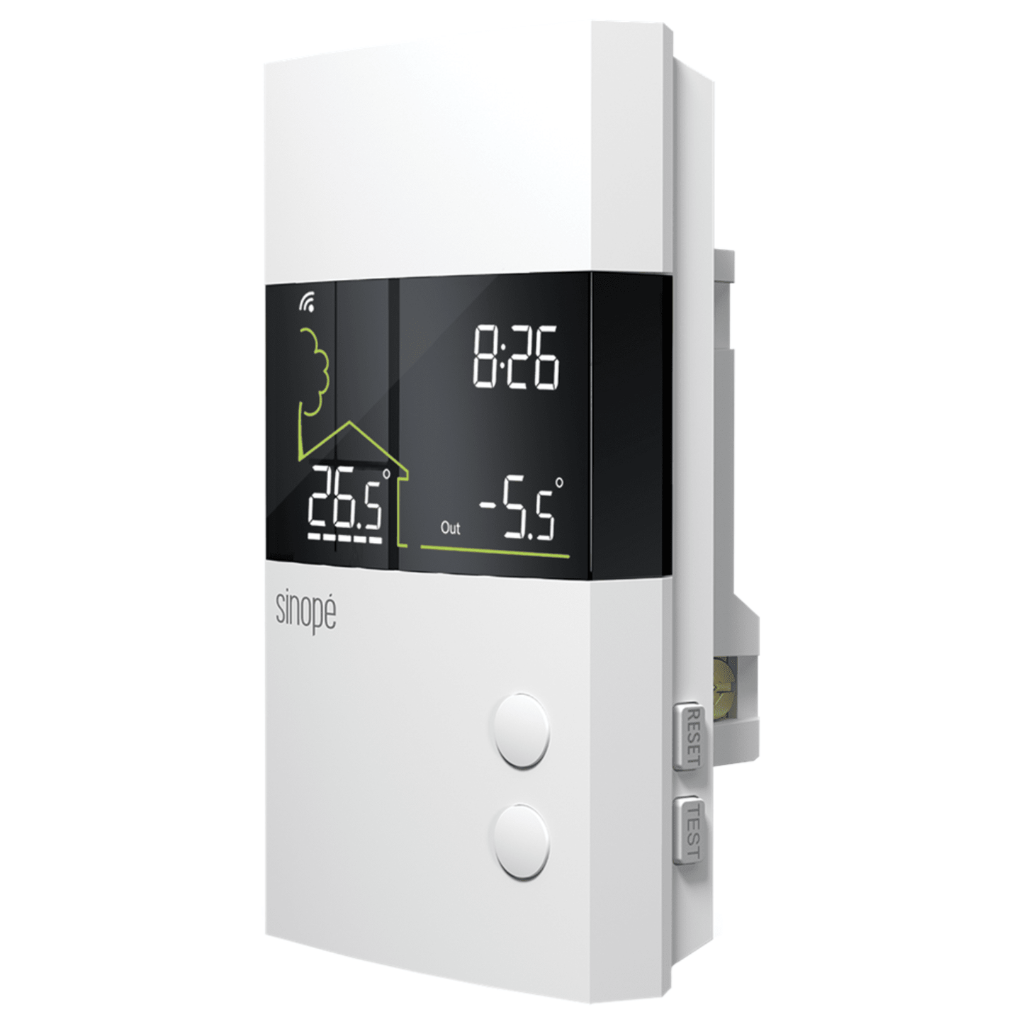 Smart thermostat for floor heating system, Wi-Fi enabled